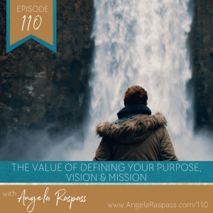 The value of your purpose, vision and mission in your business | Angela Raspass | Your Next Chapter Podcast